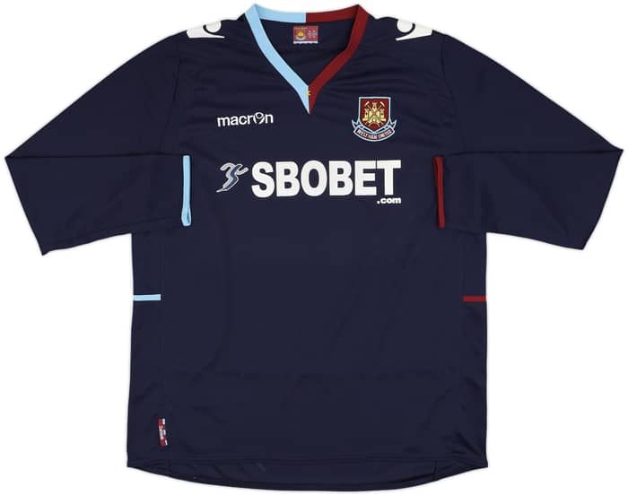 2012-13 West Ham Away L/S Shirt Noble #16 - 7/10 - (XXL)