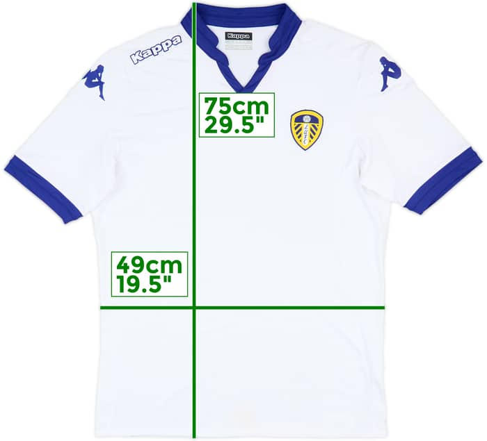 2015-16 Leeds United Authentic Kombat Home Shirt - 8/10 - (L)