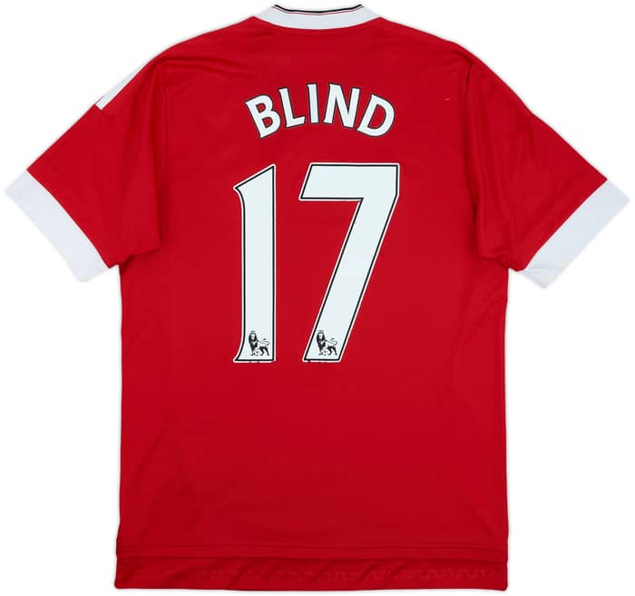 2015-16 Manchester United Home Shirt Blind #17 - 7/10 - (M)