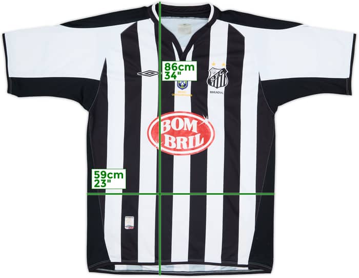 2003 Santos Away Shirt #10 - 7/10 - (XL)