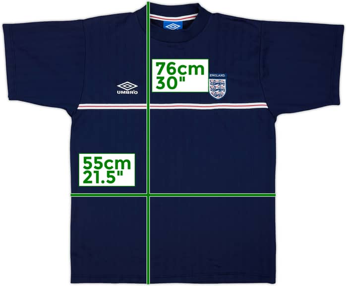 2000-02 England Umbro Training Shirt - 10/10 - (M)