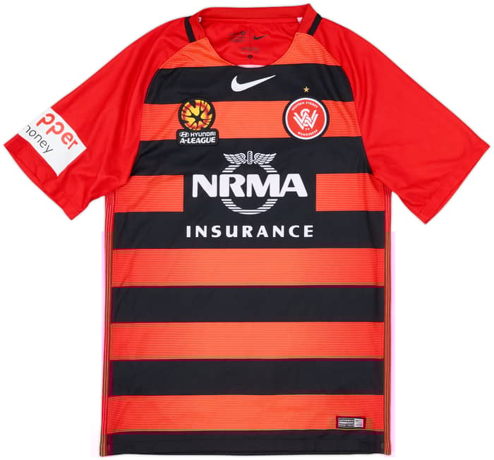 2016-17 Western Sydney Wanderers Home Shirt - 9/10 - (S)