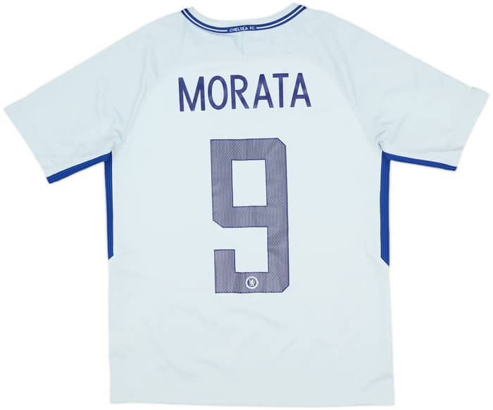 2017-18 Chelsea Away Shirt Morata #9 - 5/10 - (XL.Boys)