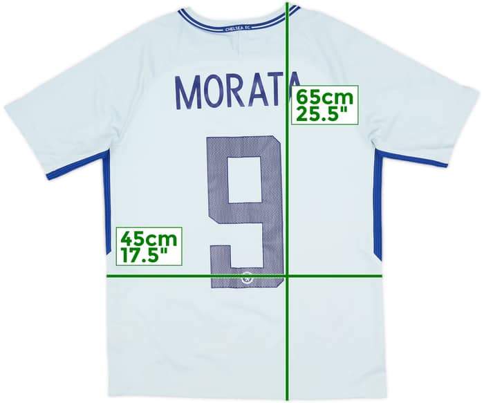 2017-18 Chelsea Away Shirt Morata #9 - 5/10 - (XL.Boys)