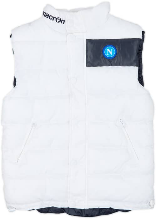2014-15 Napoli Macron Padded Gilet - 9/10 - (L.Boys)