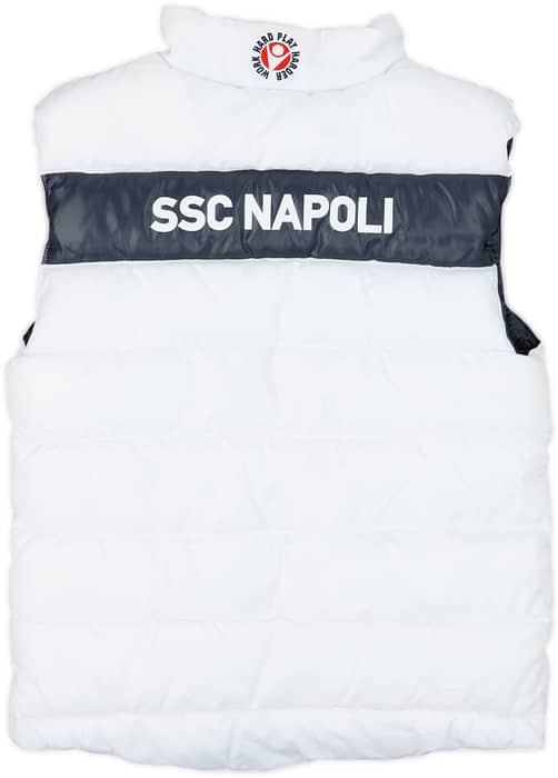 2014-15 Napoli Macron Padded Gilet - 9/10 - (L.Boys)