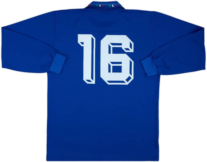 1991 Italy Match Issue Home L/S Shirt #16