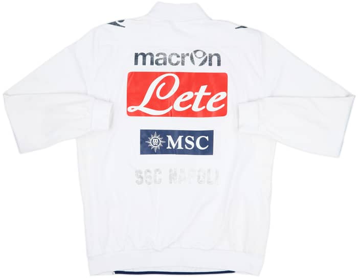 2013-14 Napoli Macron 1/4 Zip Drill Top - 5/10 - (XL)