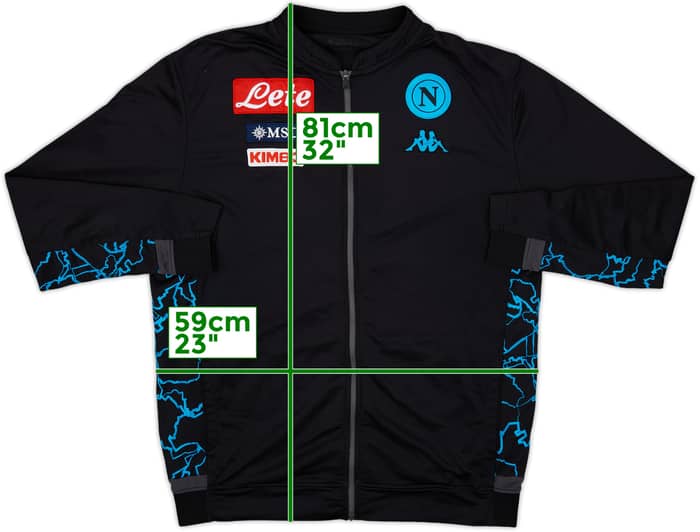 2019-20 Napoli Kappa Track Jacket - 6/10 - (3XL)