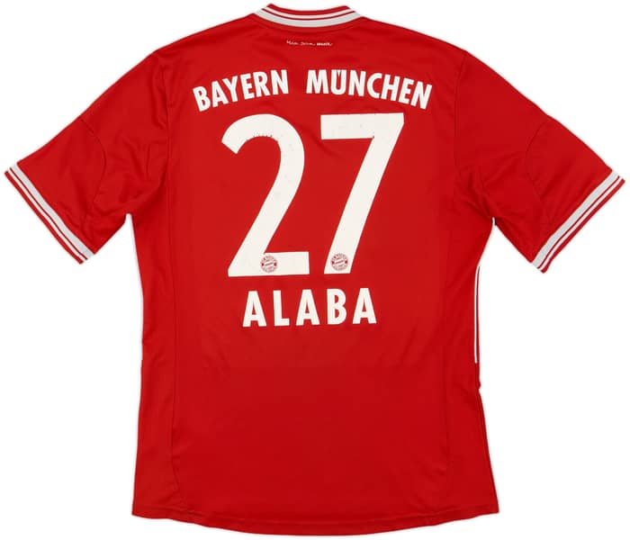2013-14 Bayern Munich Home Shirt Alaba #27 - 4/10 - (M)
