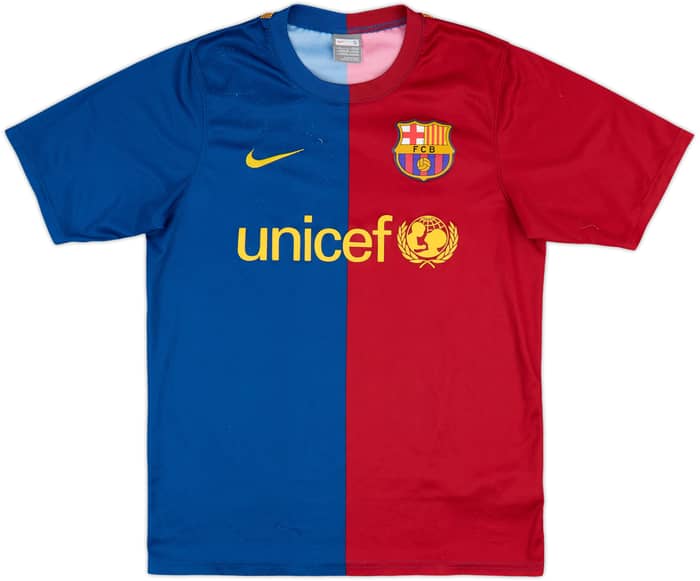 2008-09 Barcelona Basic Home Shirt - 6/10 - (S)