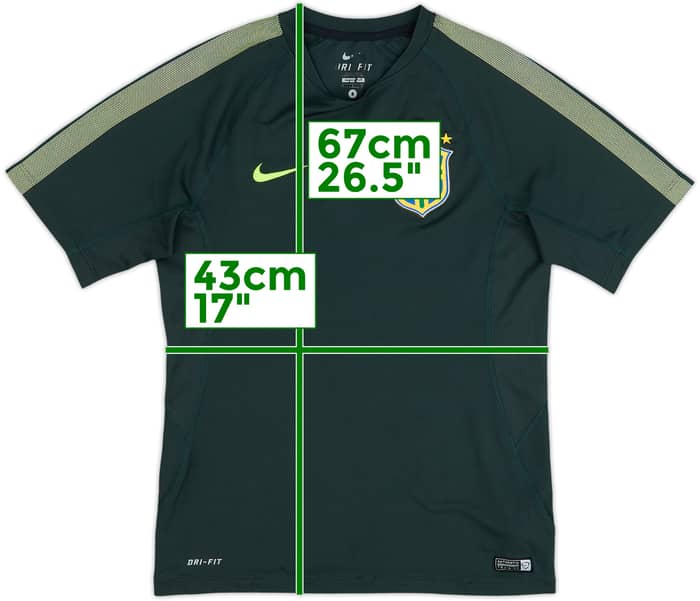 2014-15 Brazil Nike Training Shirt - 4/10 - (S)