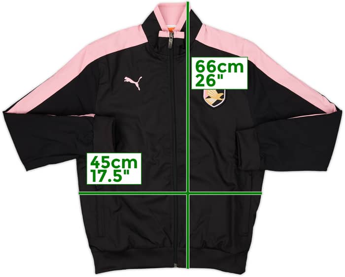 2012-13 Palermo Puma Track Jacket - 9/10 - (L.Boys)