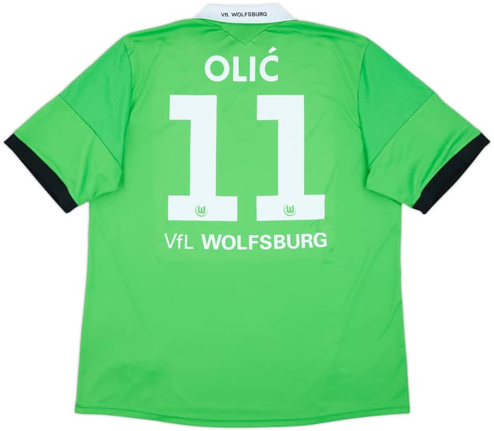 2013-14 Wolfsburg Away Shirt Olic #11 - 7/10 - (XXL)