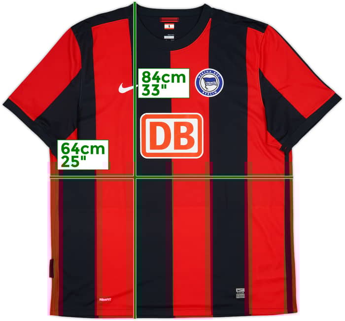 2009-10 Hertha Berlin Away Shirt - 7/10 - (XXL)