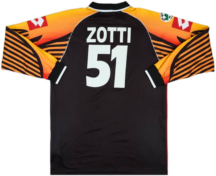 2005-06 Ascoli Match Issue GK Shirt Zotti #51