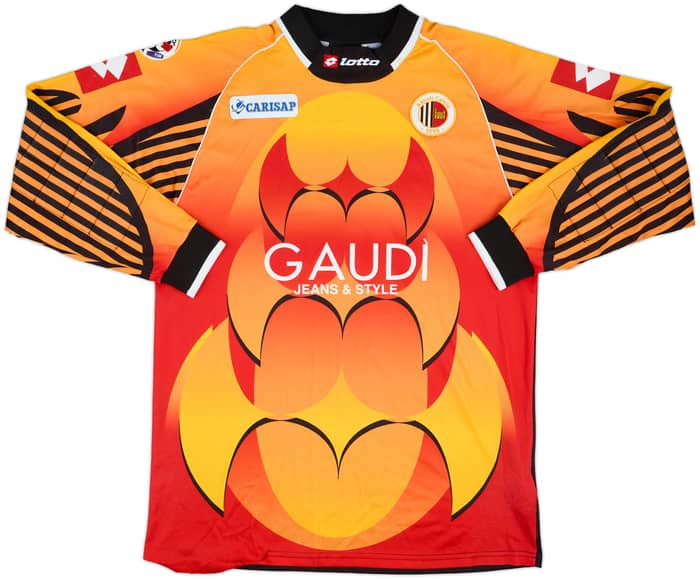 2005-06 Ascoli Match Issue GK Shirt Zotti #51