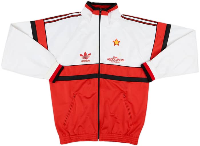1990-92 AC Milan adidas Track Jacket - 8/10 - (L)