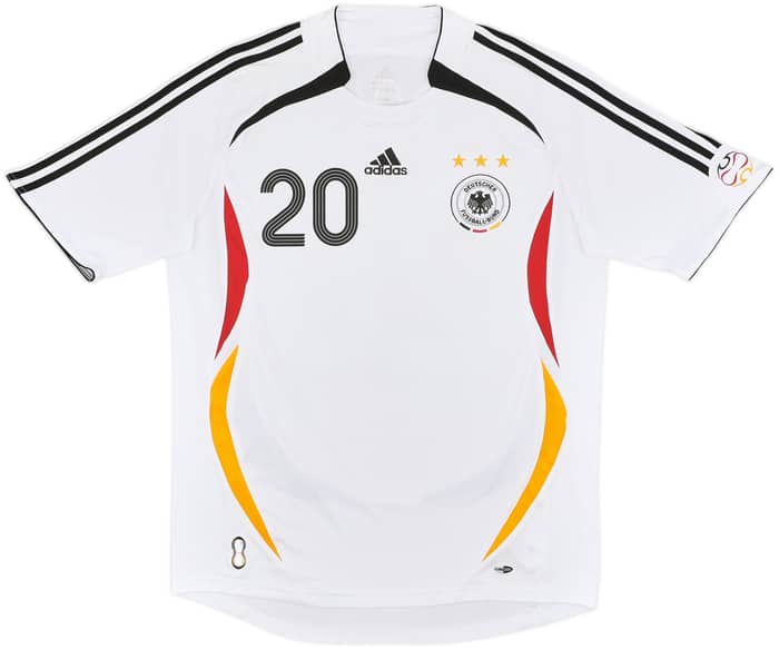2005-07 Germany Home Shirt Podolski #20 - 8/10 - (L)
