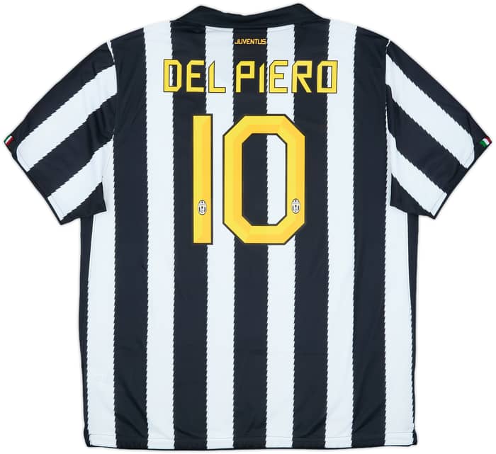 2010-11 Juventus Home Shirt Del Piero #10 - 10/10 - (XXL)