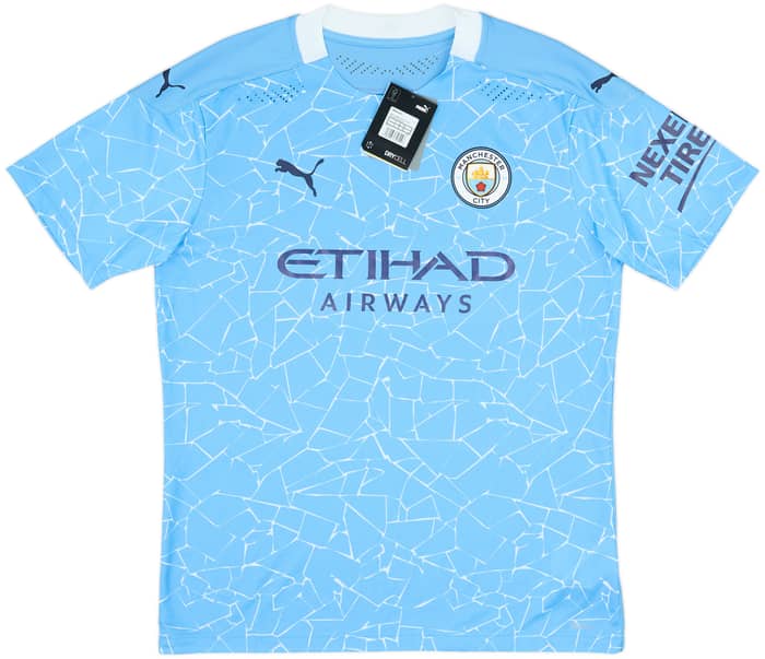 2020-21 Manchester City Authentic Home Shirt De Bruyne #17 (L)