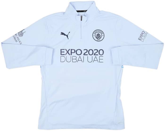 2021-22 Manchester City Faze Clan x Puma 1/4 Zip Drill Top - 9/10 - (M)