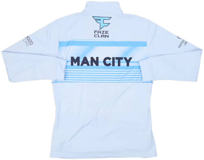 2021-22 Manchester City Faze Clan x Puma 1/4 Zip Drill Top - 9/10 - (M)