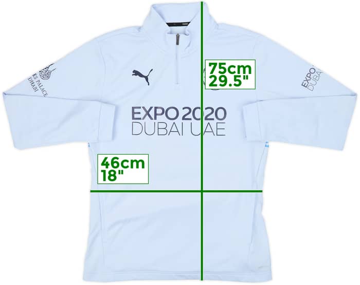 2021-22 Manchester City Faze Clan x Puma 1/4 Zip Drill Top - 9/10 - (M)