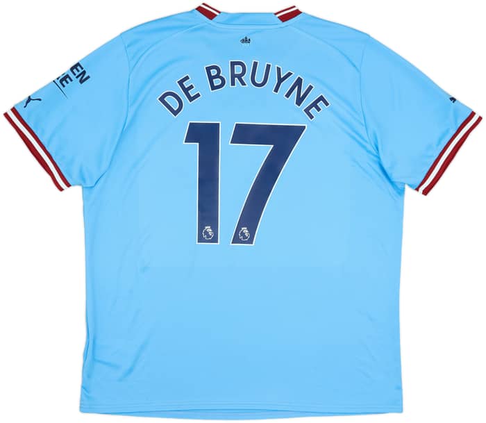 2022-23 Manchester City Home Shirt De Bruyne #17 (XL)