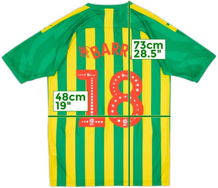2019-20 West Brom Away Shirt Barry #18 - 10/10 - (M)