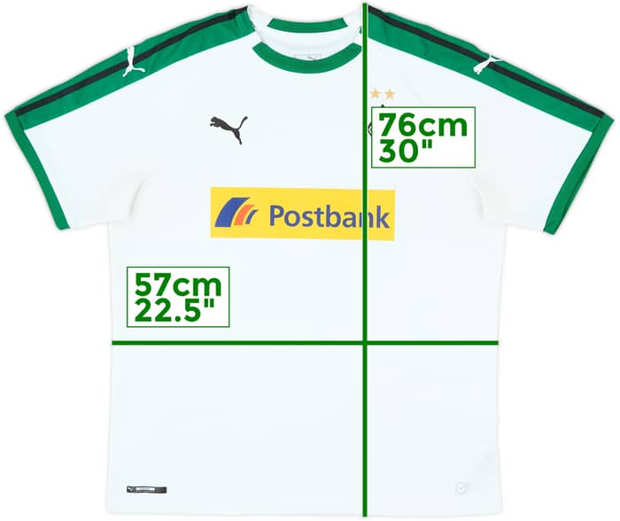 2018-19 Borussia Monchengladbach Home Shirt - 8/10 - (XL)