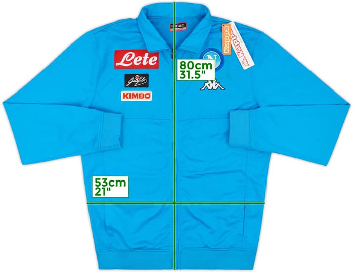 2017-18 Napoli Kappa Track Jacket (XL)