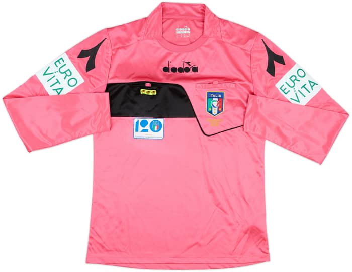 2018-19 Italy Diadora Referee L/S Shirt - 9/10 - (S)