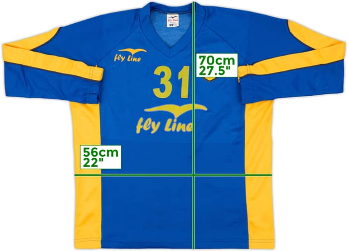 2006-07 Juve Stabia Fly Line Player Issue Drill Top #31 - 7/10 - (M)