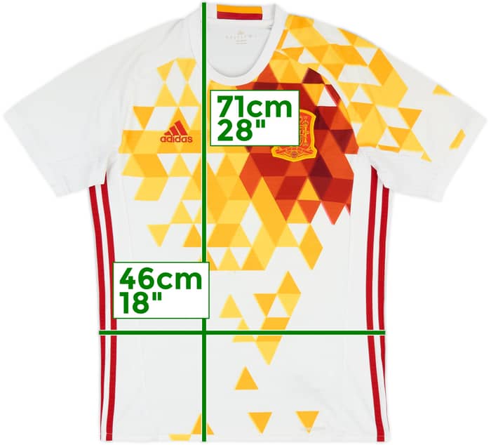 2016-17 Spain Away Shirt - 6/10 - (S)