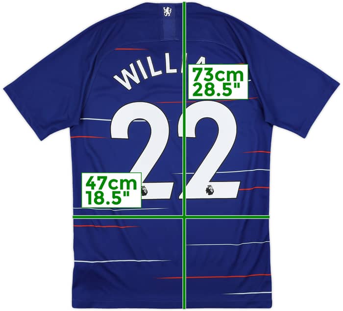 2018-19 Chelsea Home Shirt Willian #22 - 10/10 - (XL)