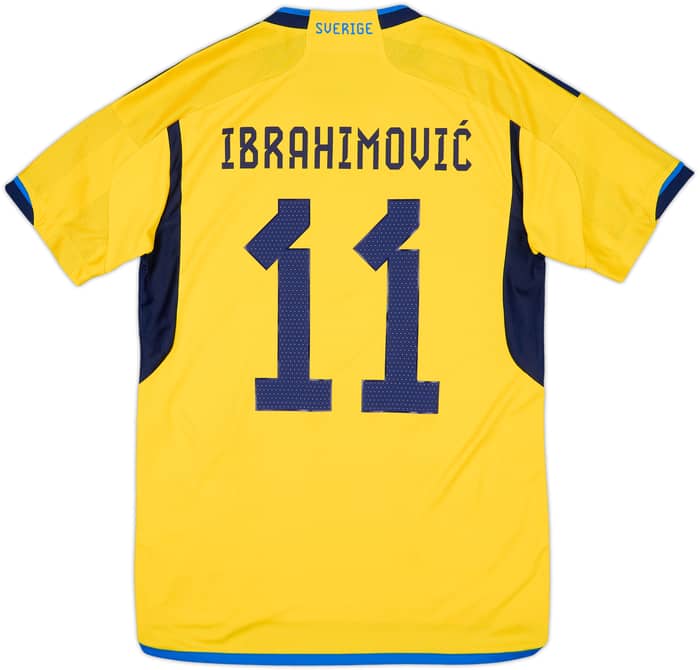 2022-23 Sweden Home Shirt Ibrahimovic #11 - 10/10 - (M)