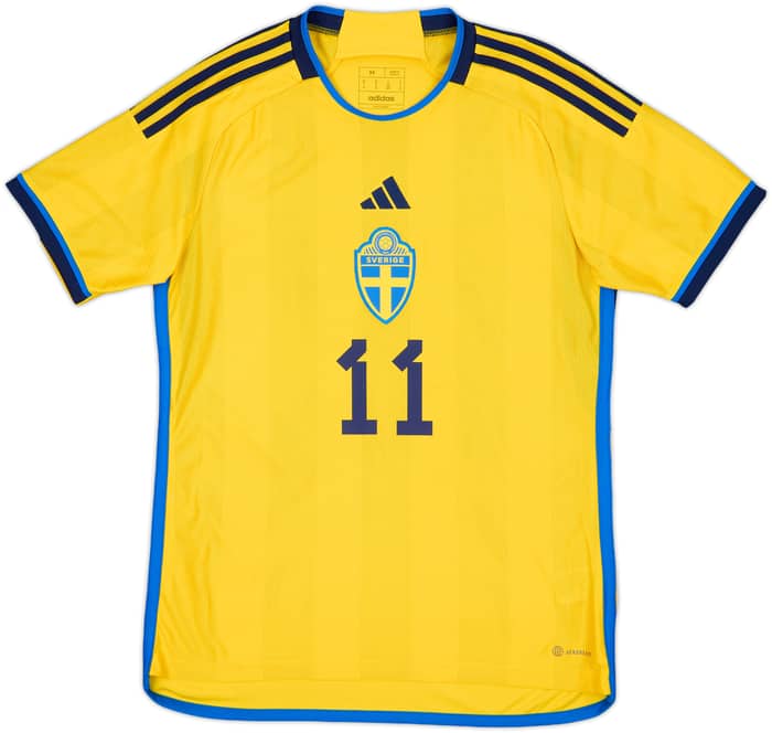 2022-23 Sweden Home Shirt Ibrahimovic #11 - 10/10 - (M)