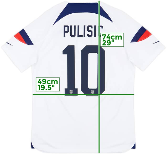 2022-23 USA Home Shirt Pulisic #10 - 8/10 - (M)
