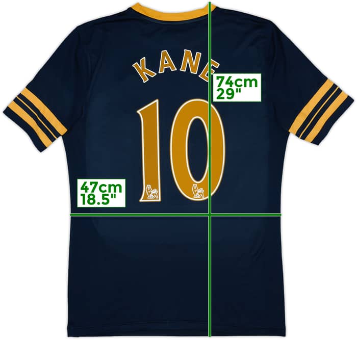2016-17 Tottenham Away Shirt Kane #10 - 8/10 - (M)