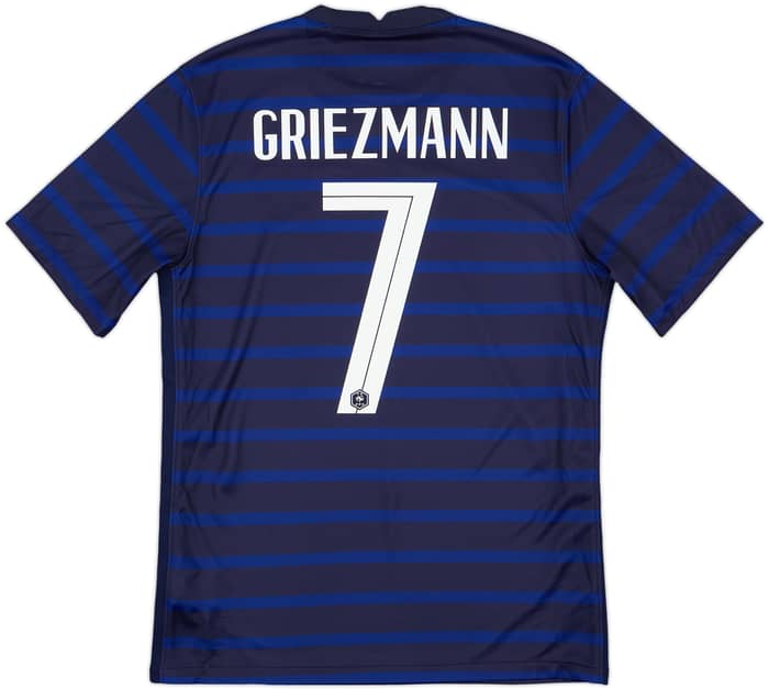 2020-21 France Home Shirt Griezmann #7 - 9/10 - (M)