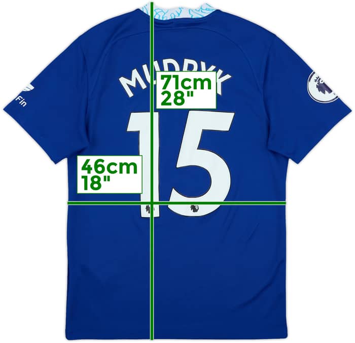2022-23 Chelsea Home Shirt Mudryk #15 - 10/10 - (S)