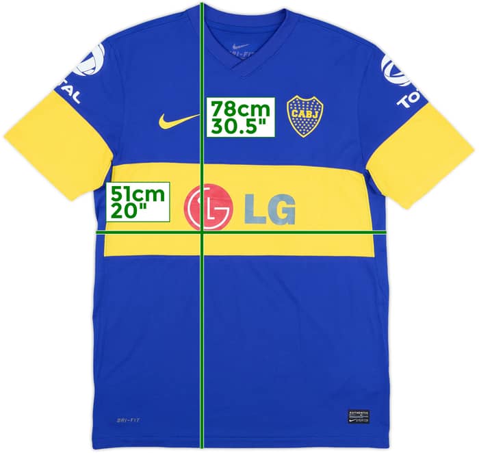 2011-12 Boca Juniors Home Shirt - 8/10 - (M)