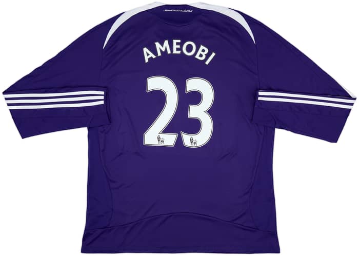 2008-09 Newcastle Away L/S Shirt Ameobi #23 - 8/10 - (XXL)