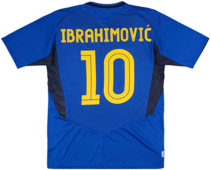 2004-06 Sweden Away Shirt Ibrahimovic #10 - 10/10 - (M)