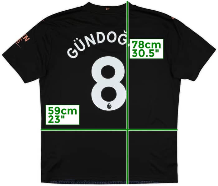 2020-21 Manchester City Away Shirt Gundogan #8 - 10/10 - (XL)