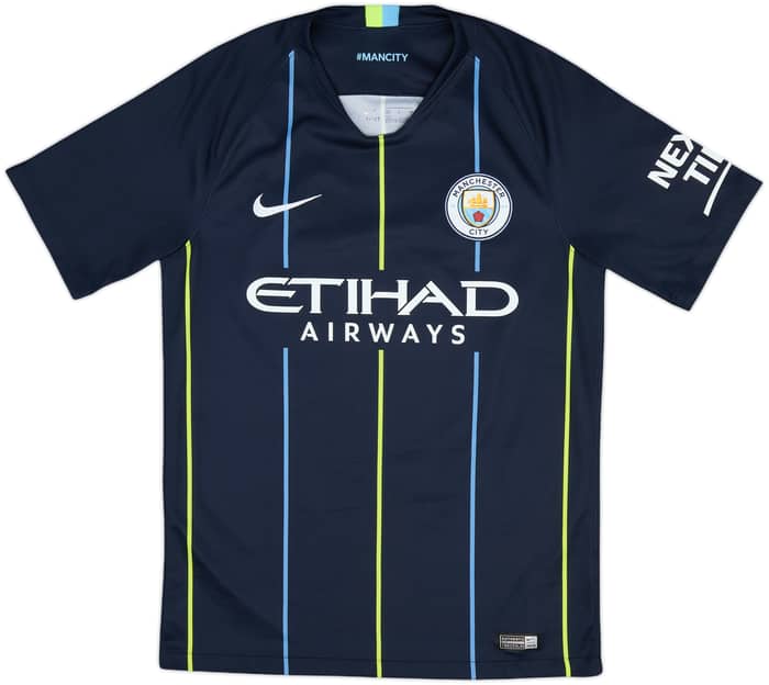 2018-19 Manchester City Away Shirt Kompany #4 - 10/10 - (S)