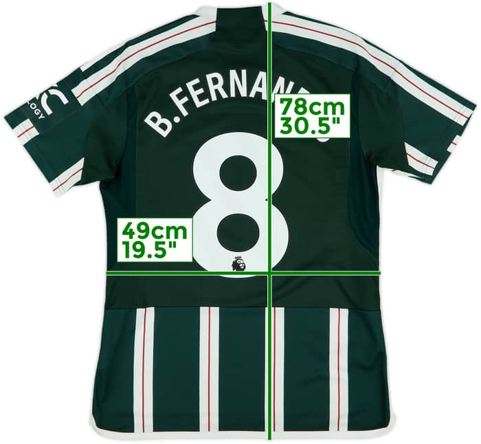 2023-24 Manchester United Away Shirt B.Fernandes #8 - 10/10 - (M)