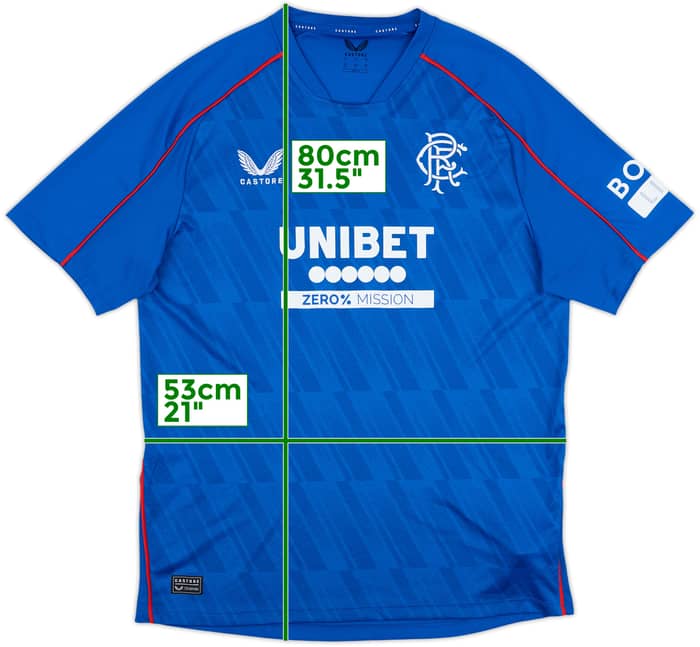 2024-25 Rangers Home Shirt - 10/10 - (L)