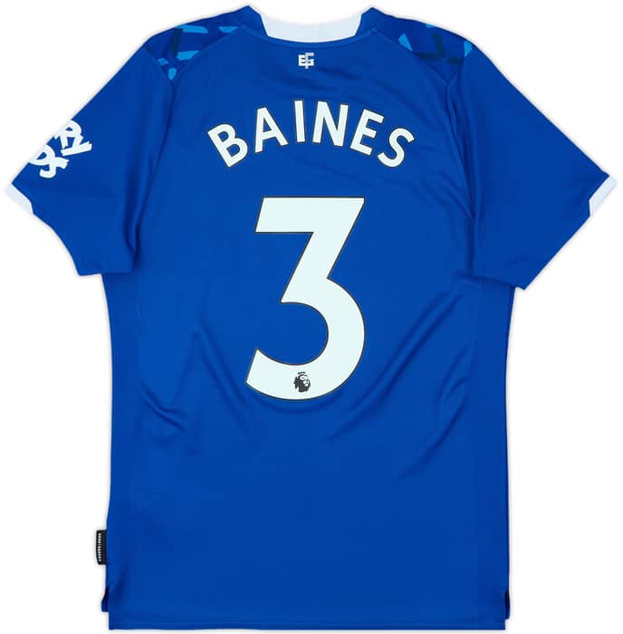 2019-20 Everton Home Shirt Baines #3 - 9/10 - (S)